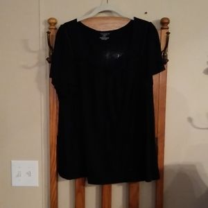 Venezia blouse sz 18/20 black